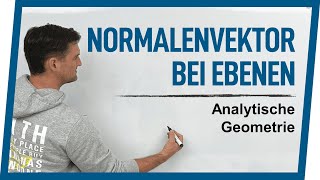 Normalenvektor bei Ebenen  Mathe by Daniel Jung [upl. by Keeryt470]