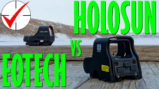 Holosun HS510C vs EOTech EXPS3 with Night Vision [upl. by Aihsit]