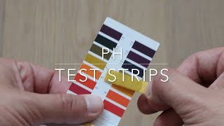 PH test strips [upl. by Hali]