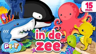 Pretlettertjes • Dierengeluiden in de Zee • 10 nieuwe Zeedieren [upl. by Retha599]