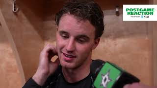 Jake Oettinger Post Game Press Conference Nov 1 vs Calgary Flames [upl. by Felizio]