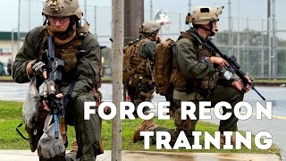 US Marines Force Recon Training  USMC Force Recon Training [upl. by Aerdnod259]