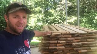 How to Air Dry Rough Cut Lumber [upl. by Alyad]