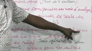 COURS DE PHILOSOPHIE TLE A COMMENTAIRE DE TEXTE EXPLICATION [upl. by Htiel]