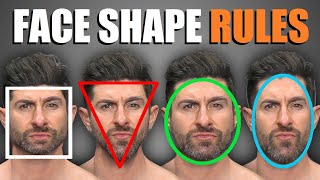 4 Face Shape Rules EVERY GUY SHOULD FOLLOW To Pick The BEST Haircut amp Facial Hair for YOUR Face [upl. by Eissirc]