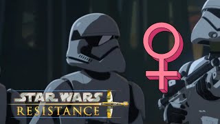 Female Stormtroopers  Star Wars Resistance [upl. by Aihsoem933]