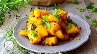 Bombay Potatoes  Spiced Indian Potatoes [upl. by Bibbie]