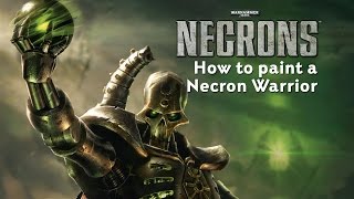 Warhammer 40000 How to paint a Necron Warrior [upl. by Elson]