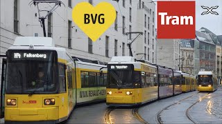 Straßenbahn Berlin  Tram  BVG  March 2020 [upl. by Ajiam]