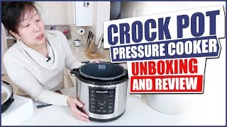 Crock Pot Pressure Cooker Unboxing Review and Use [upl. by Ahsiema]