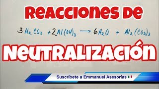 Reacciones de NEUTRALIZACIÓN ácido y base [upl. by Holmen]