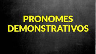 📌Pronomes demonstrativos Prof Alda [upl. by Hnoj]