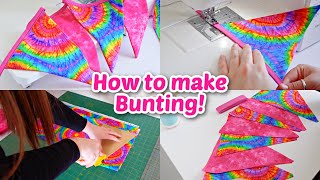 How to make Bunting Beginners Tutorial [upl. by Isyed990]