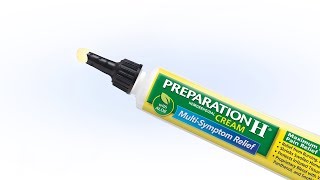 How to Apply PREPARATION H® Maximum Strength Pain Relief Cream [upl. by Ulrica]