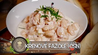 ZAPOMENUTÝ FAMÓZNÍ RECEPT ZE STARÉ KUCHAŘKY KŘENOVÉ FAZOLE S DOMÁCÍ MAJONÉZOU ČSN [upl. by Ahsikahs459]