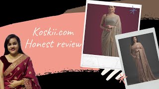 KOSKII SAREE HONEST REVIEW  Bad Experience  Neha Mandal [upl. by Ivens]