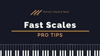 🎹How to Play Fast Piano Scales  Piano Pro Tips🎹 [upl. by Revolc982]