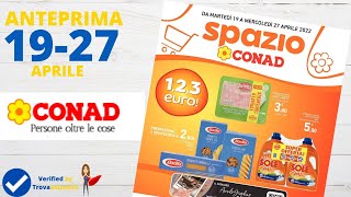 VOLANTINO SPAZIO CONAD dal 19 al 27 aprile 2022 [upl. by Sutherlan255]