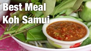 Amazing Local Thai Food in Koh Samui [upl. by Zonnya]