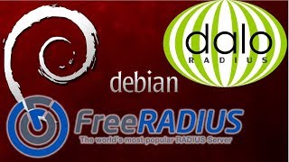 Konfigurasi amp Integrasi Freeradius  Daloradius Usermanager pada Debian 9 [upl. by Jeu]