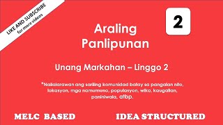 Quarter 1 Lesson 2 Araling Panlipunan 2 Nailalarawan ang sariling komunidad batay sa pangalan nito [upl. by Gusti878]