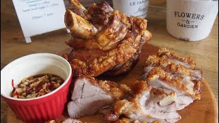 SUPER Easy CRISPY Pork Knuckle SECRET Recipe Revealed Oven Baked • Simple Pork Recipe [upl. by Oibaf]