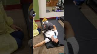 Spinal cord Injury T9 complete Bed mobility [upl. by Kcirddec743]