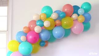 3 Easy DIY Balloon Party Decoration Ideas [upl. by Adnuhsed]