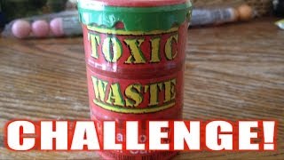 Toxic Waste Sour Candy Challenge  Freak Eating [upl. by Ahsi775]