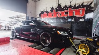 VRTuned Audi S5 42L V8 ECU Flash on the Dyno [upl. by Newman]