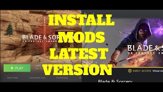 Update How to INSTALL mods in Blade and Sorcery Oculus and Steam Latest version U9 Update [upl. by Cleti]