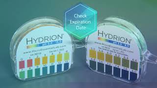 How to Use Hydrion pH Paper [upl. by Keverne527]