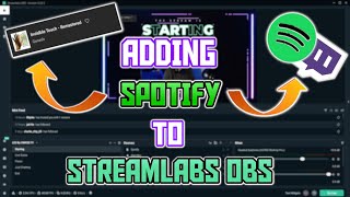 How To Add Spotify To Streamlabs OBS In Less Than 5 Minutes  Twitch amp Mixer Streaming Guide [upl. by Eri]