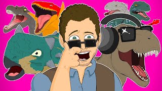 ♪ Every JURASSIC PARK THE MUSICAL Animated Song [upl. by Enecnarf313]