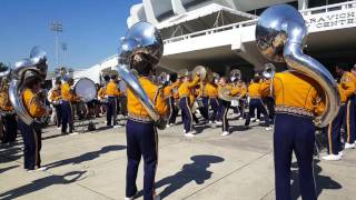 LSU Tiger Marching Band Earthquake TUBAS AND DRUMLINE [upl. by Deryl139]