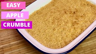 Easy Apple Crumble Recipe UK [upl. by Avid]