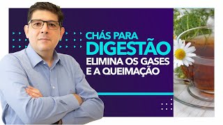 Os melhores CHÁS para Digestão  Dr Juliano Teles [upl. by Idola]