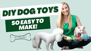 DIY Dog Toys Made From Common Household Items  Proud Dog Mom [upl. by Eberhard804]