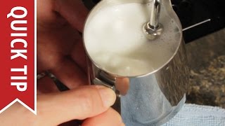 How to AutoFroth Milk for Lattes [upl. by Kirsten]