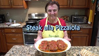 Italian Grandma Makes Steak alla Pizzaiola [upl. by Grosmark267]