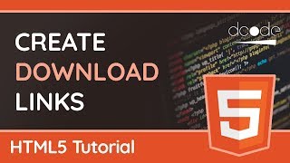 How to Use the download Attribute For Your Websites  HTML5 Tutorial [upl. by Agueda]