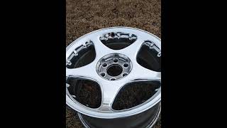 Aluminum Wheel Refinishing and Clear Coating [upl. by Silliw]