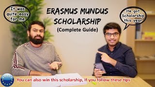 ERASMUS MUNDUS SCHOLARSHIP Complete Guide How to apply Eligibility Benefits and More  ENG SUBS [upl. by Jorgan]