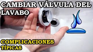 Cómo se hace Cambiar Válvula  Tapón de Lavabo Automático 182 [upl. by Deaner642]