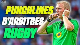 Les meilleures PUNCHLINES des arbitres de RUGBY [upl. by Otreblon913]