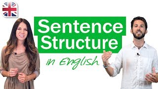 English Sentence Structure  English Grammar Lesson [upl. by Bergess]