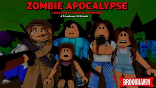 THE ZOMBIE APOCALYPSE  Brookhaven Movie VOICED  CoxoSparkle [upl. by Isolde]