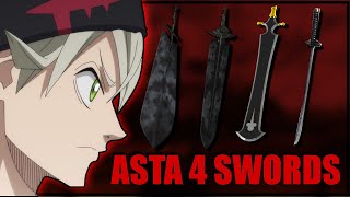 Astas 4 AntiMagic Demon Swords Explained  Black Clover Explained [upl. by Adelia955]