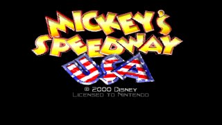 Nintendo 64 Longplay 027 Mickeys Speedway USA [upl. by Sibell]