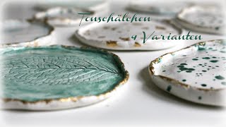 Ton Schälchen  DIY  Clay Dishes [upl. by Anaib]